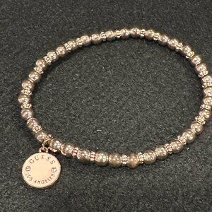 Guess gold-tone stretchy bracelet